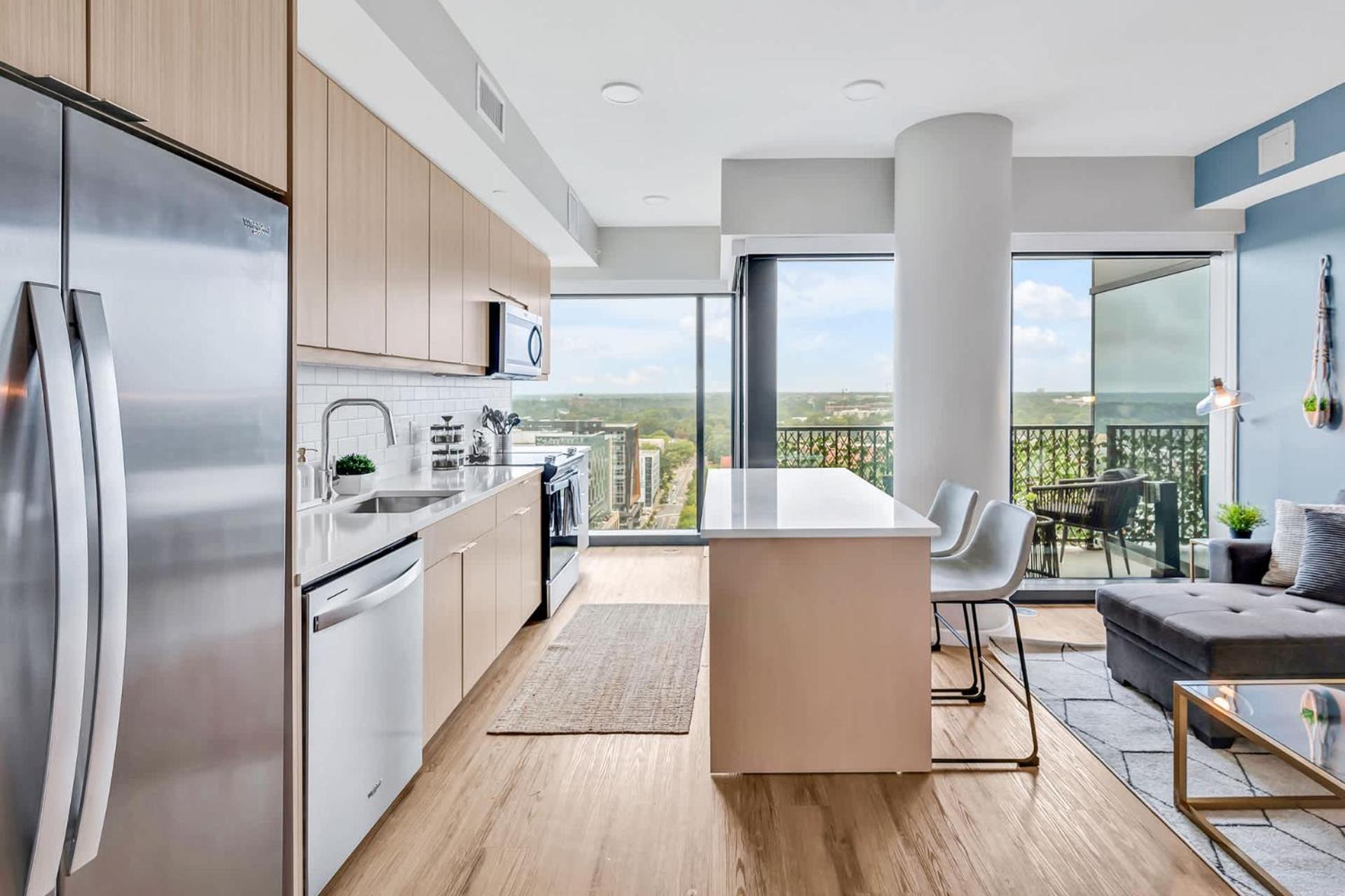 High-Rise Apt Raleigh Free Parking & Sunset View 1 Extérieur photo